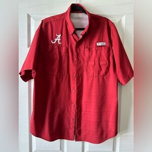Alabama short sleeve Columbia button down